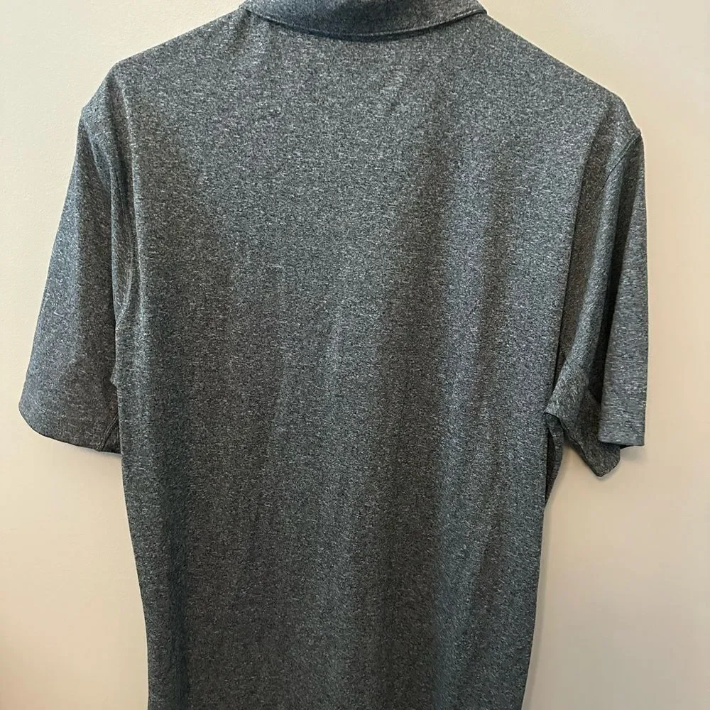 Nike Men's Gray Polo Shirt Medium dry fit‎